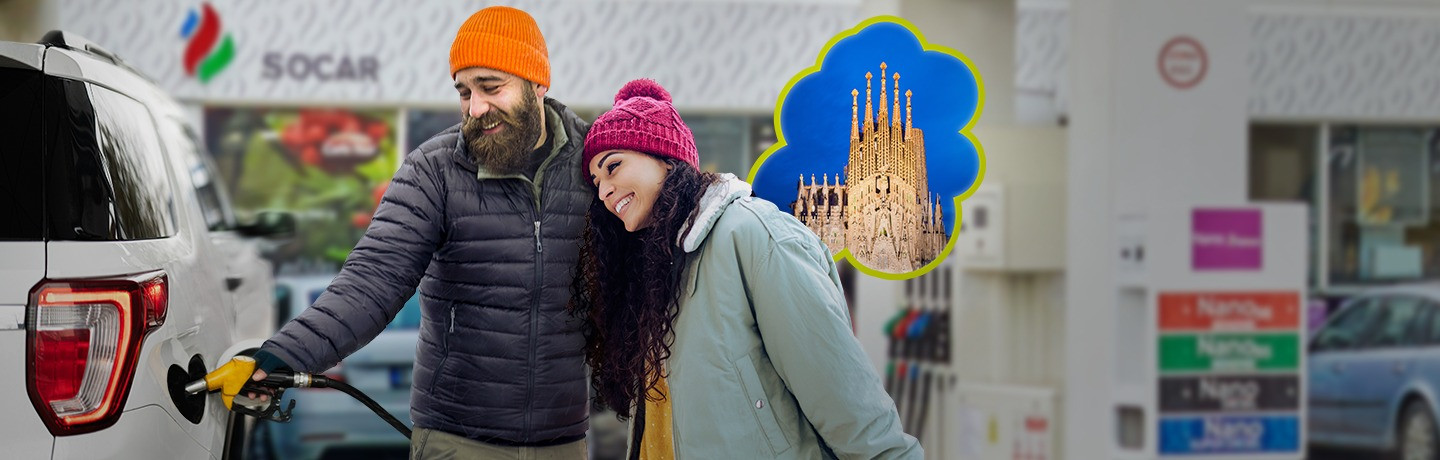 Dragostea trece prin rezervor ❤️  Alimentezi de 150 lei și poți ajunge la Barcelona. 